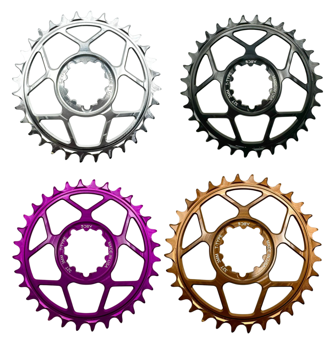 T-Type Aluminum Chainrings