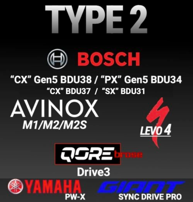 Praxis eCRANK -Type2 (Bosch/Yam/Giant/Avinox/Levo4)