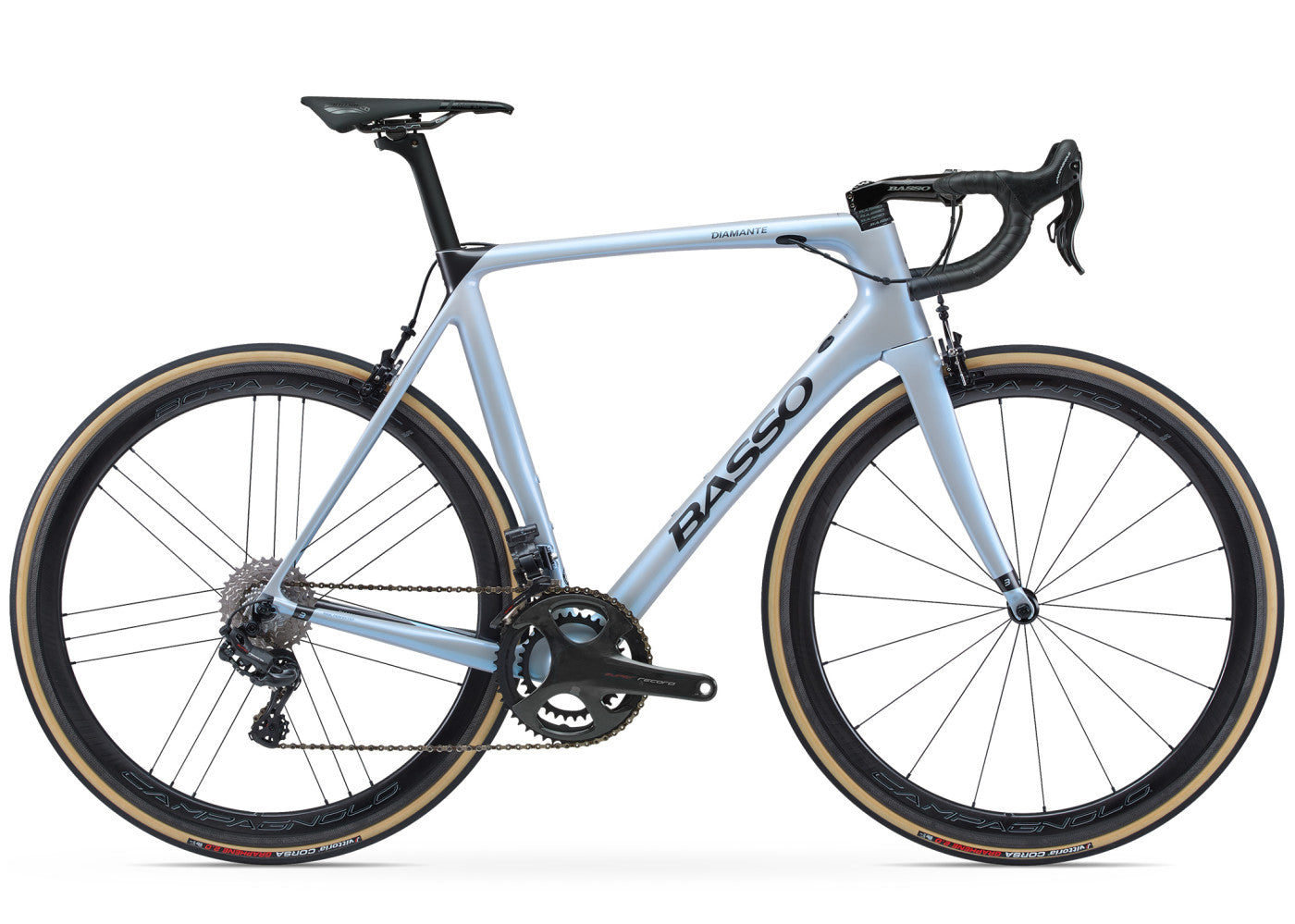 Diamante Frameset / Rim Brake (Opale White 48cm)