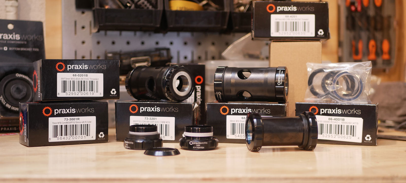 Praxis Bottom Brackets (M30 THRU/ GXP/ CAMPAG Spindle Style)