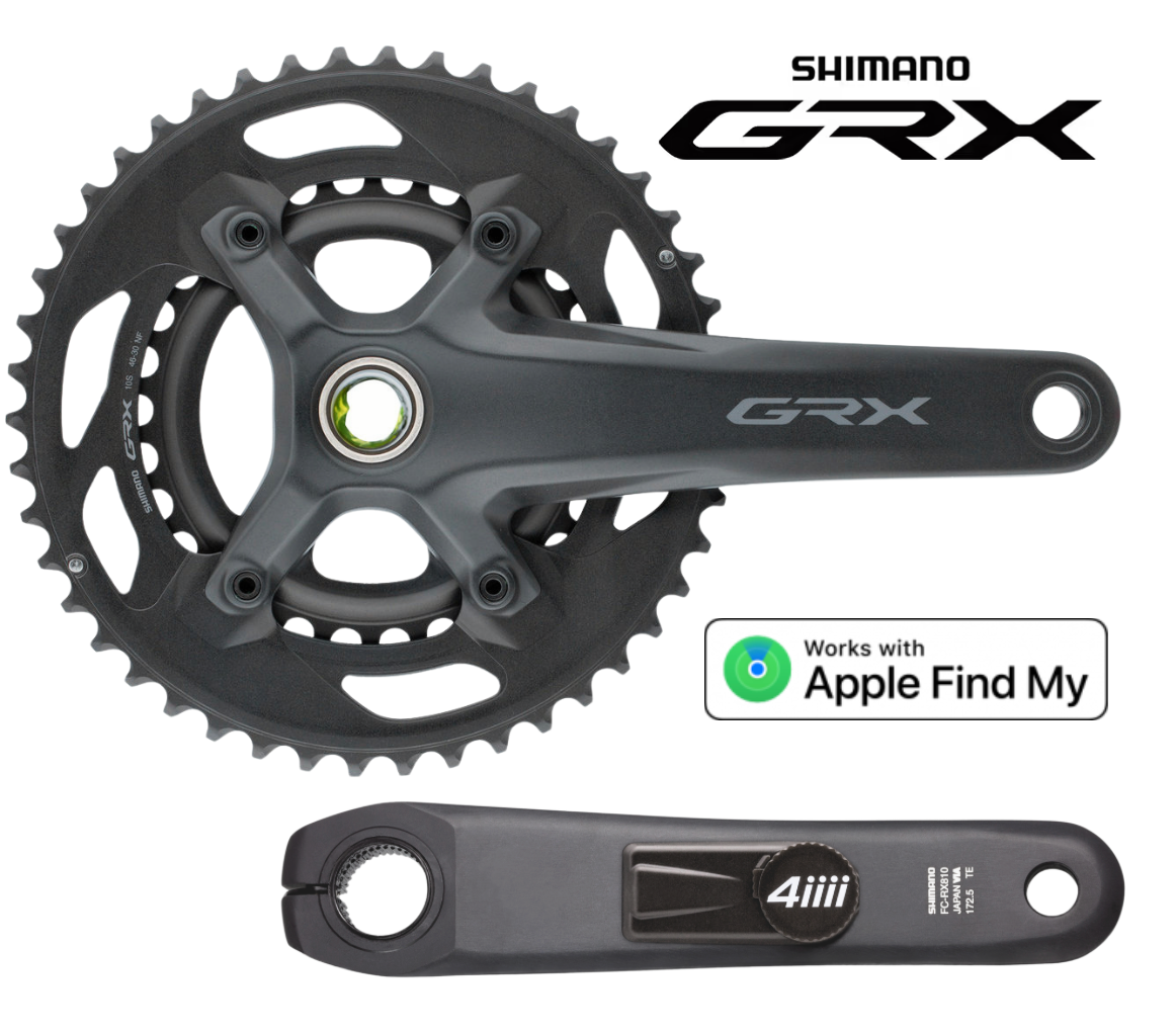 4iiii PRECISION GEN 3+ ( Apple Find My) Left side PM w/GRX810 Full Crankset