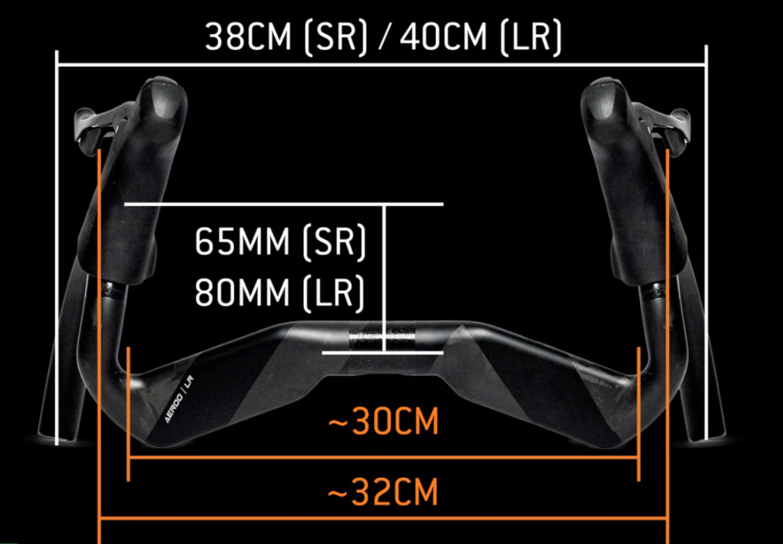 AEROO LR Long Reach Carbon Handlebar
