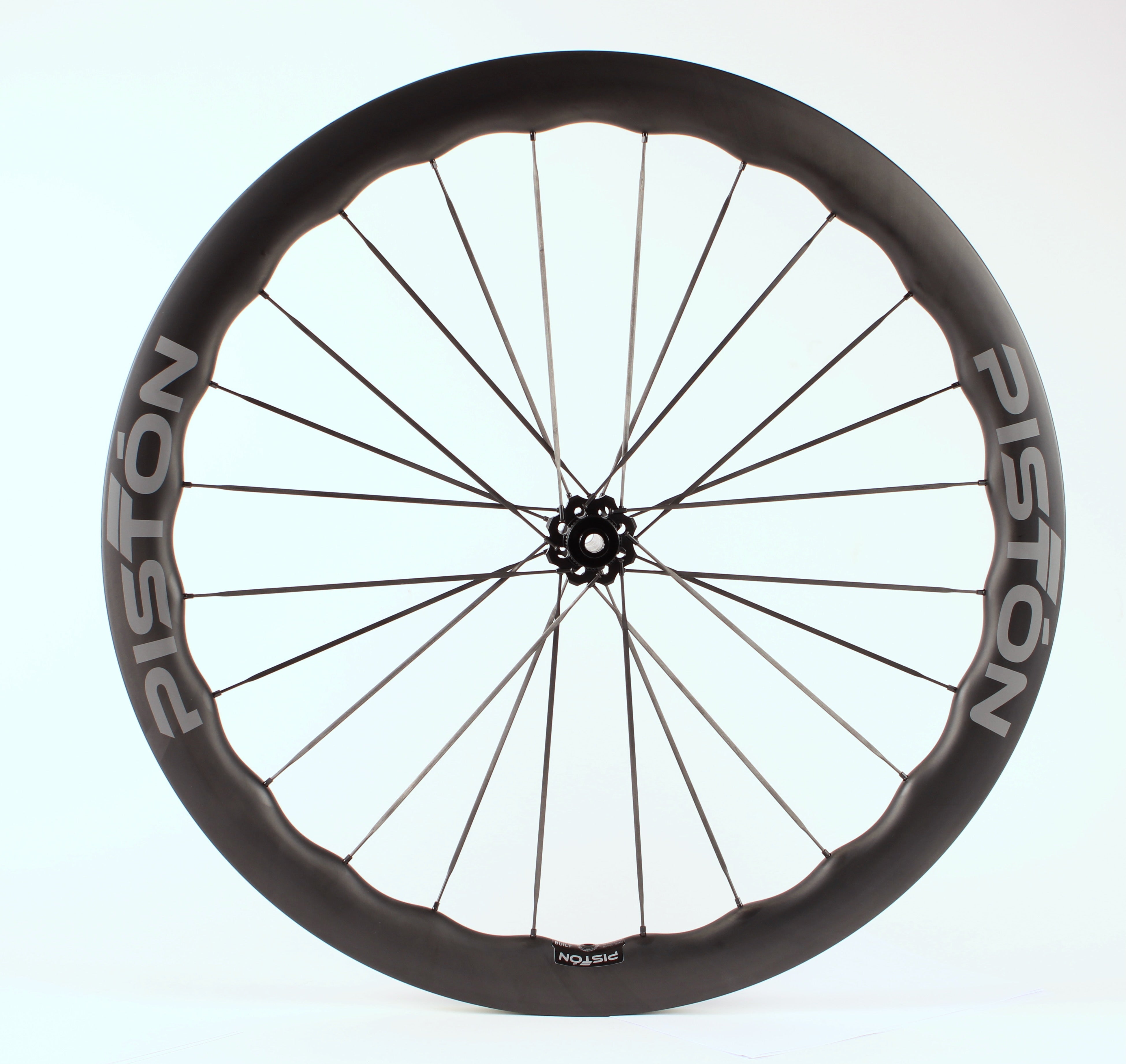 Piston HAMMER 50mm carbon spoke/wave rim wheelset (HG)