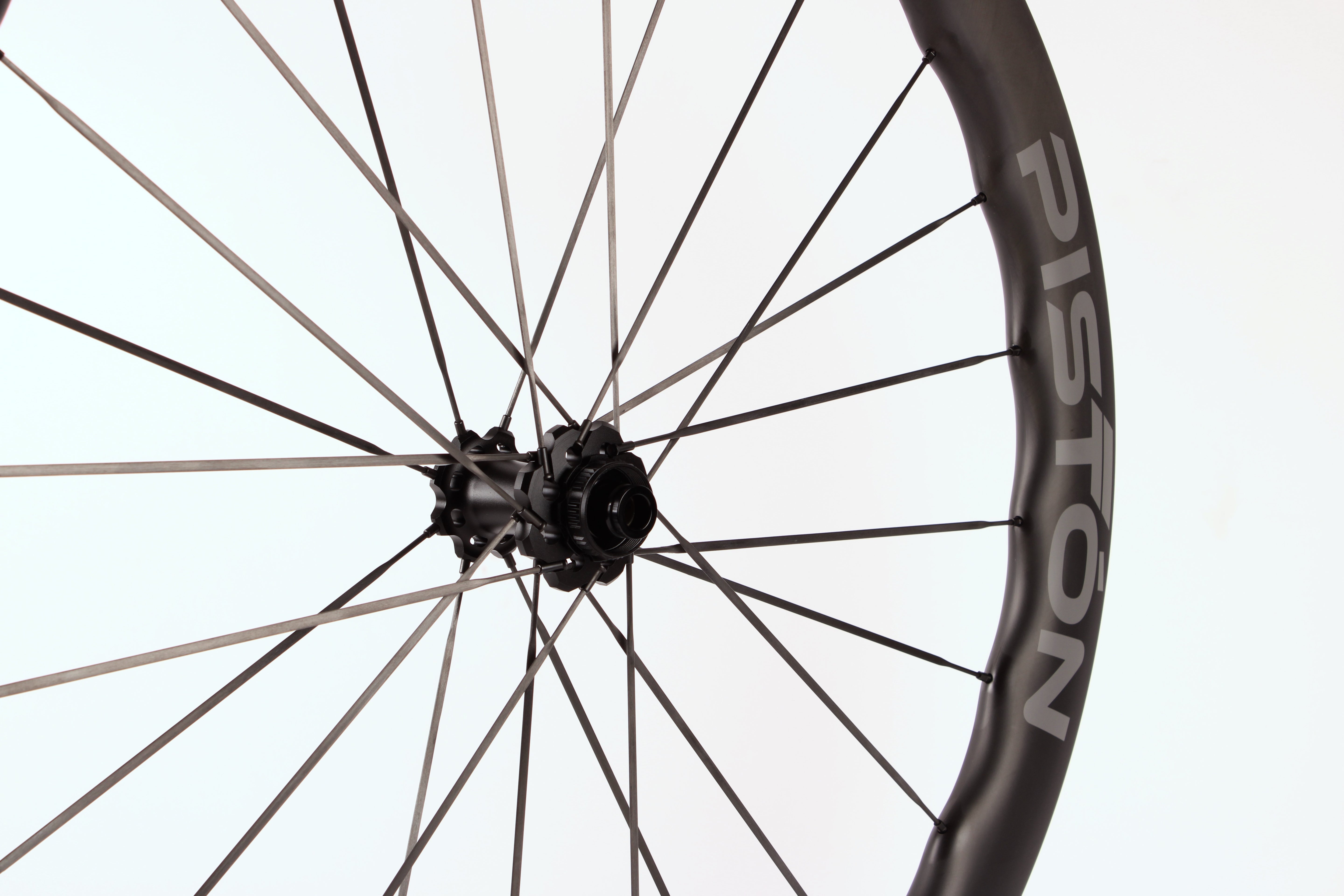 Piston HAMMER 50mm carbon spoke/wave rim wheelset (HG)