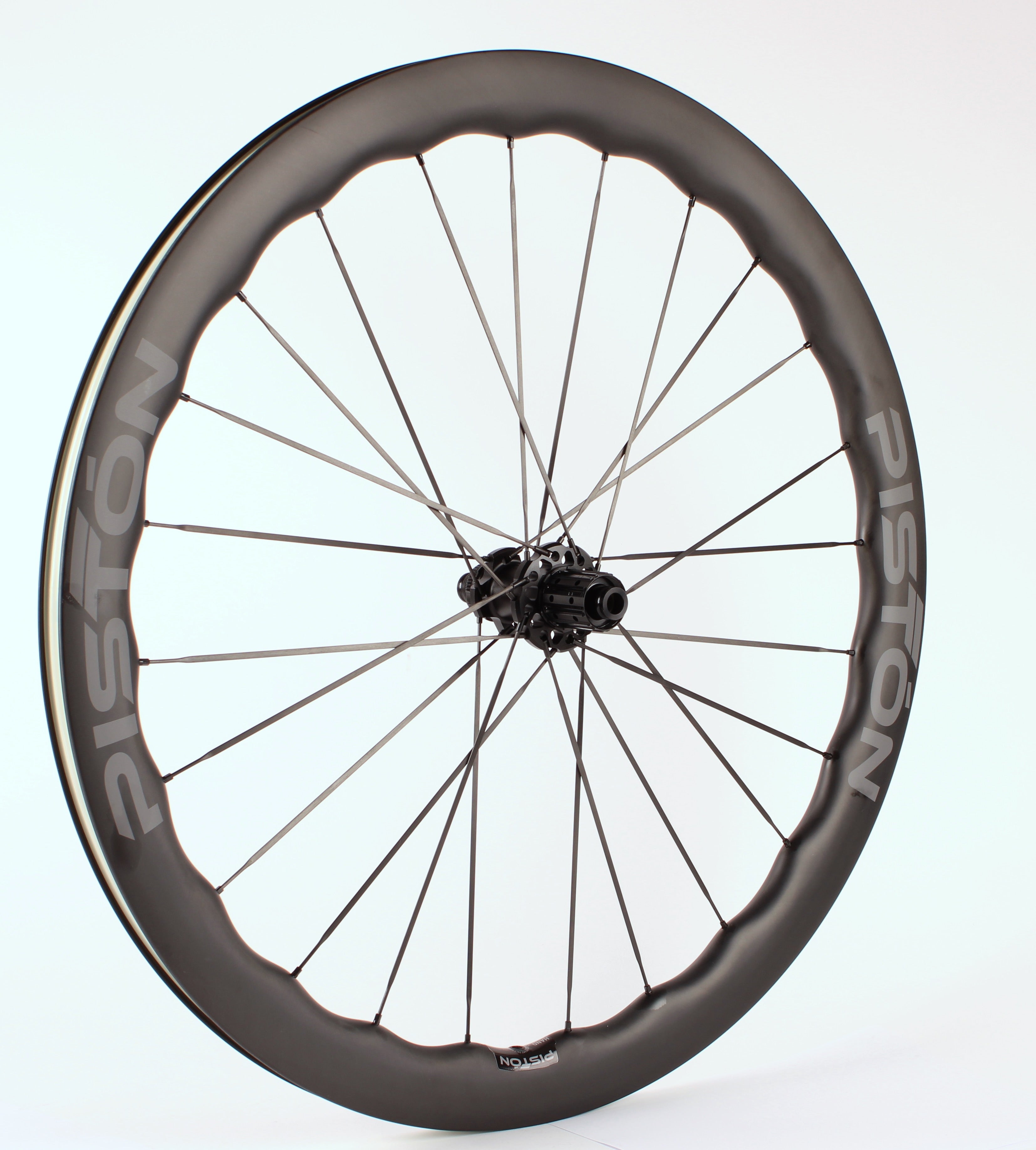 Piston HAMMER 50mm carbon spoke/wave rim wheelset (HG)