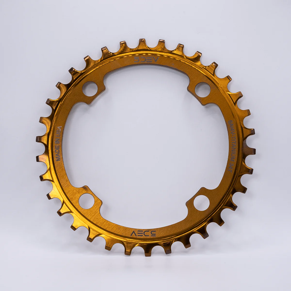 5DEV Titanium 104bcd Chainring