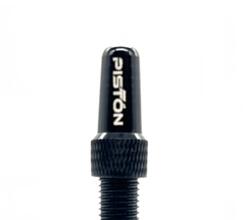 Piston Tubeless Valve Alloy ( 54mm) Black PAIR