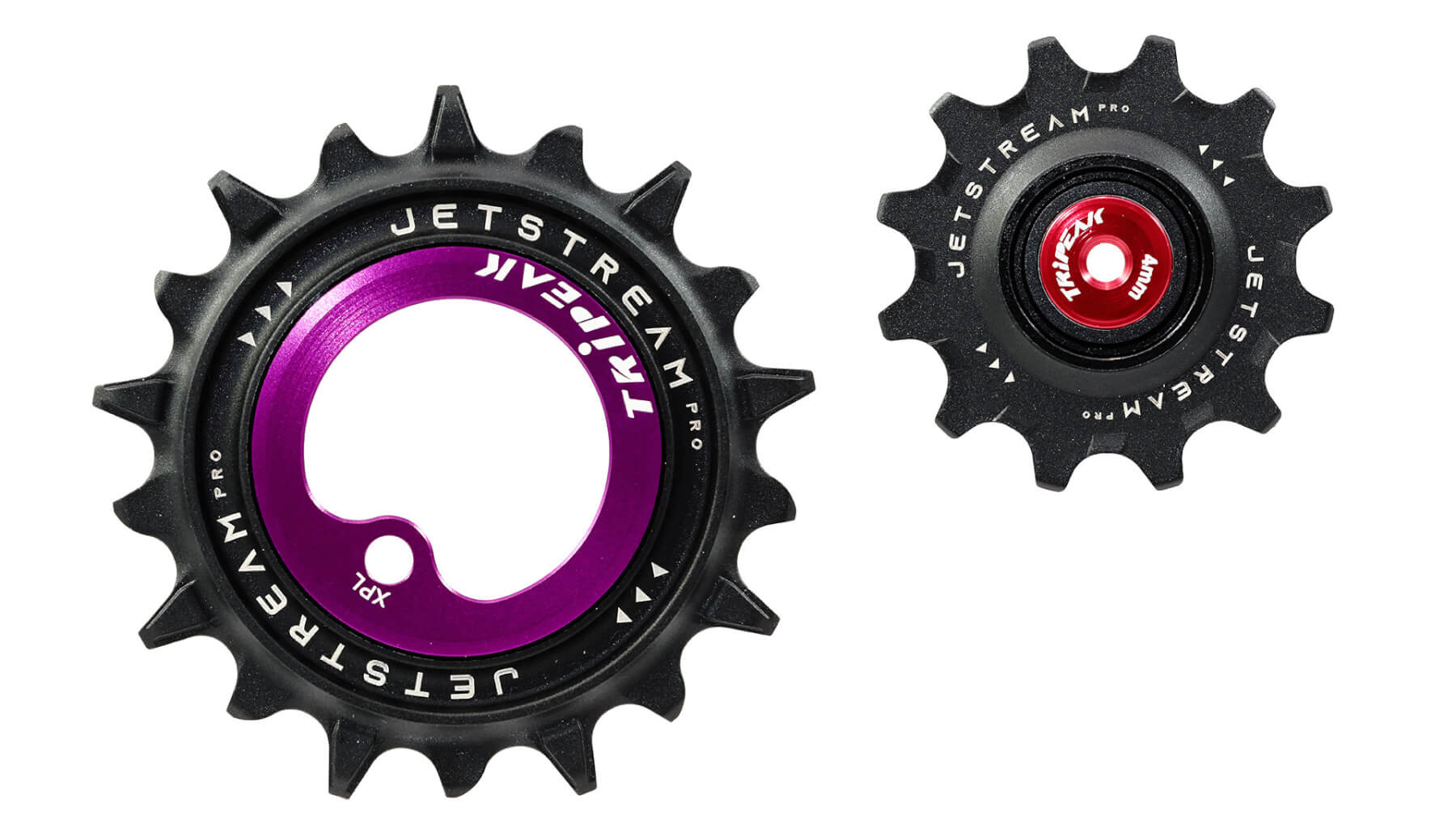 Tripeak Asymmetrical Oversized Pulley Wheel Kit AOPW - Dura Ace - 12s PURPLE