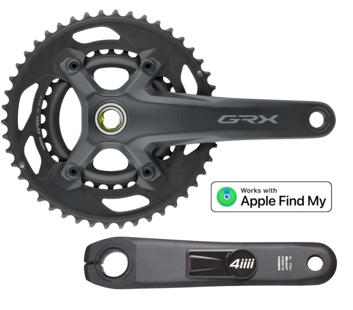 4iiii PRECISION GEN 3+ ( Apple Find My) Left side PM w/GRX810 Full Crankset