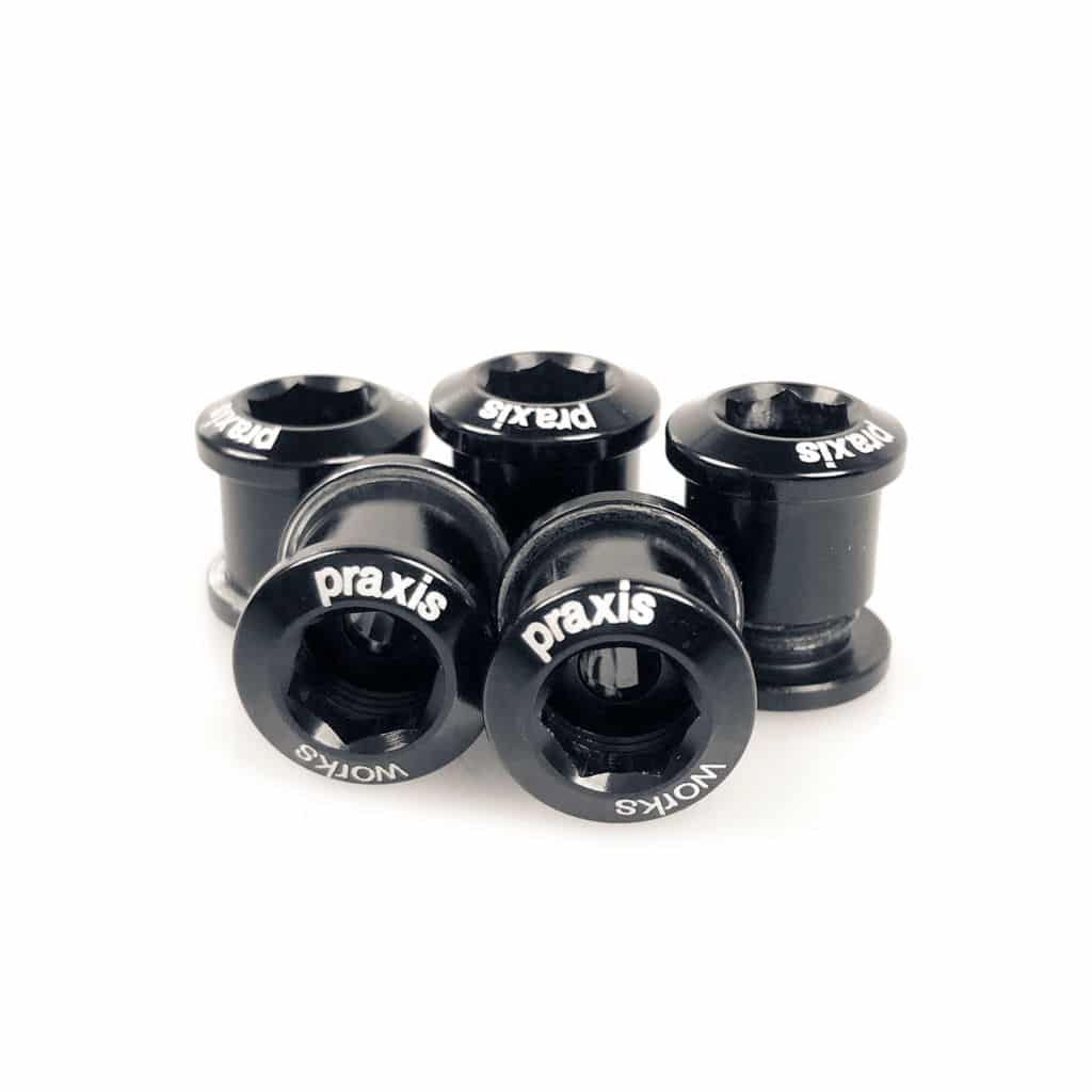 Praxis Chainring Alloy Bolts 5mm/6mm (5pack)