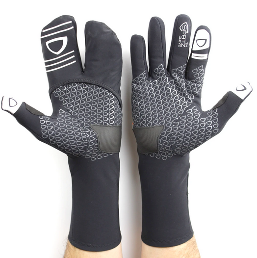 SPATZ "GLOVZ" Race Gloves with fold-out wind blocking shell